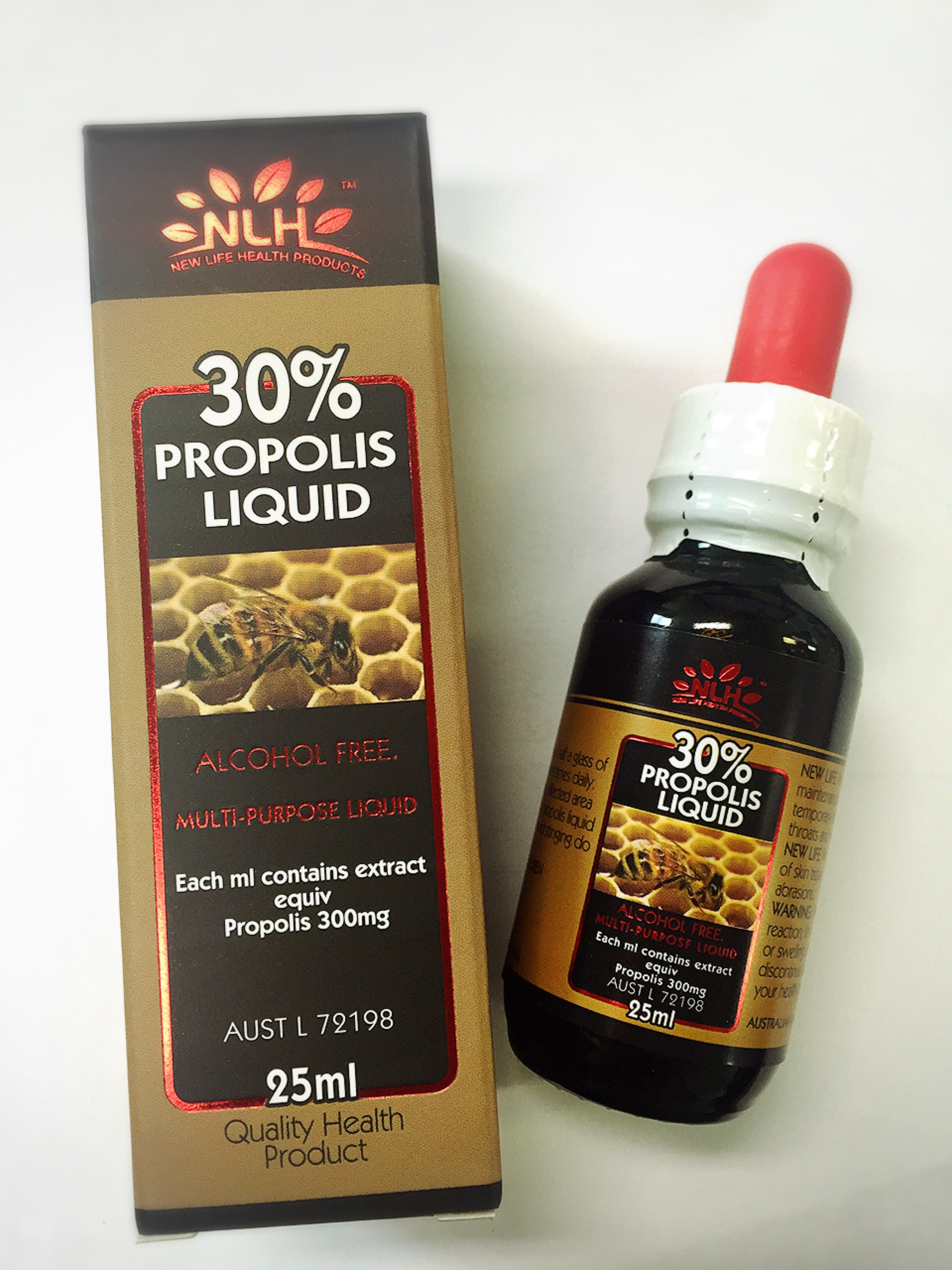 Propolis 30% Multi-purpose liquid 25ml Alcohol free